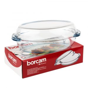 صنية بايركس بيضاوى بالغطاء تركى بورجام BORCAM 59032