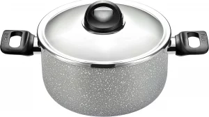 حلة جرانيت تيفال زهران كووك ناتشورال غطاء استانلس مقاس 28 Tefal Cook Natural