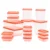 طقم علب ثلاجة ايكيا 17 قطعه اورانج IKEA PRUTA